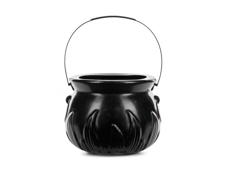 PartyDeco Bucket Cauldron black - perfect for Halloween