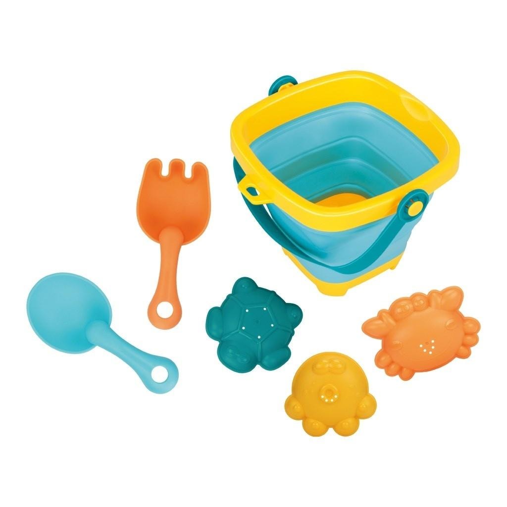 Baby Mix Foldable bucket and water toy set 5 pieces - perfect for the beach