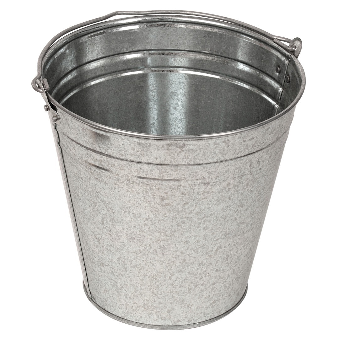 TOPEX Galvanized bucket 12 l - solid and versatile
