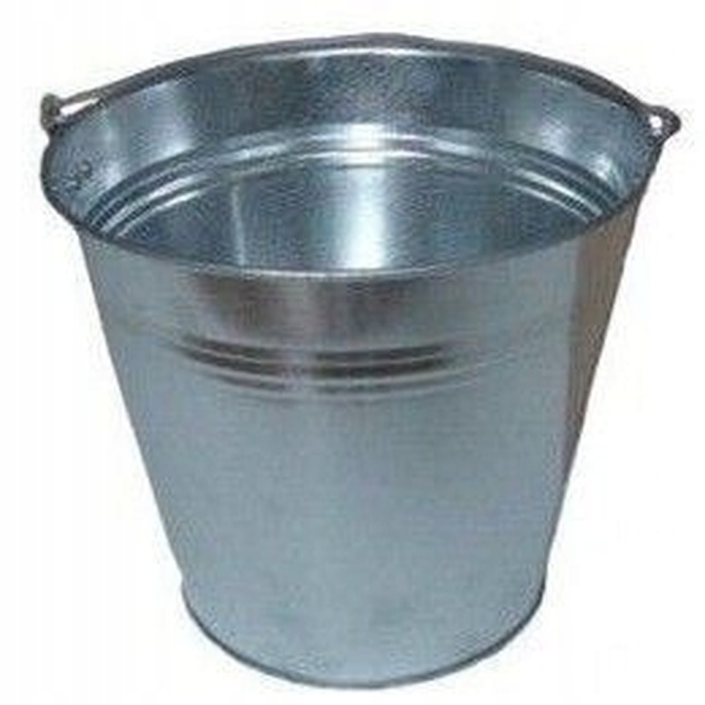 Galvanized sheet metal bucket 5L - universal use