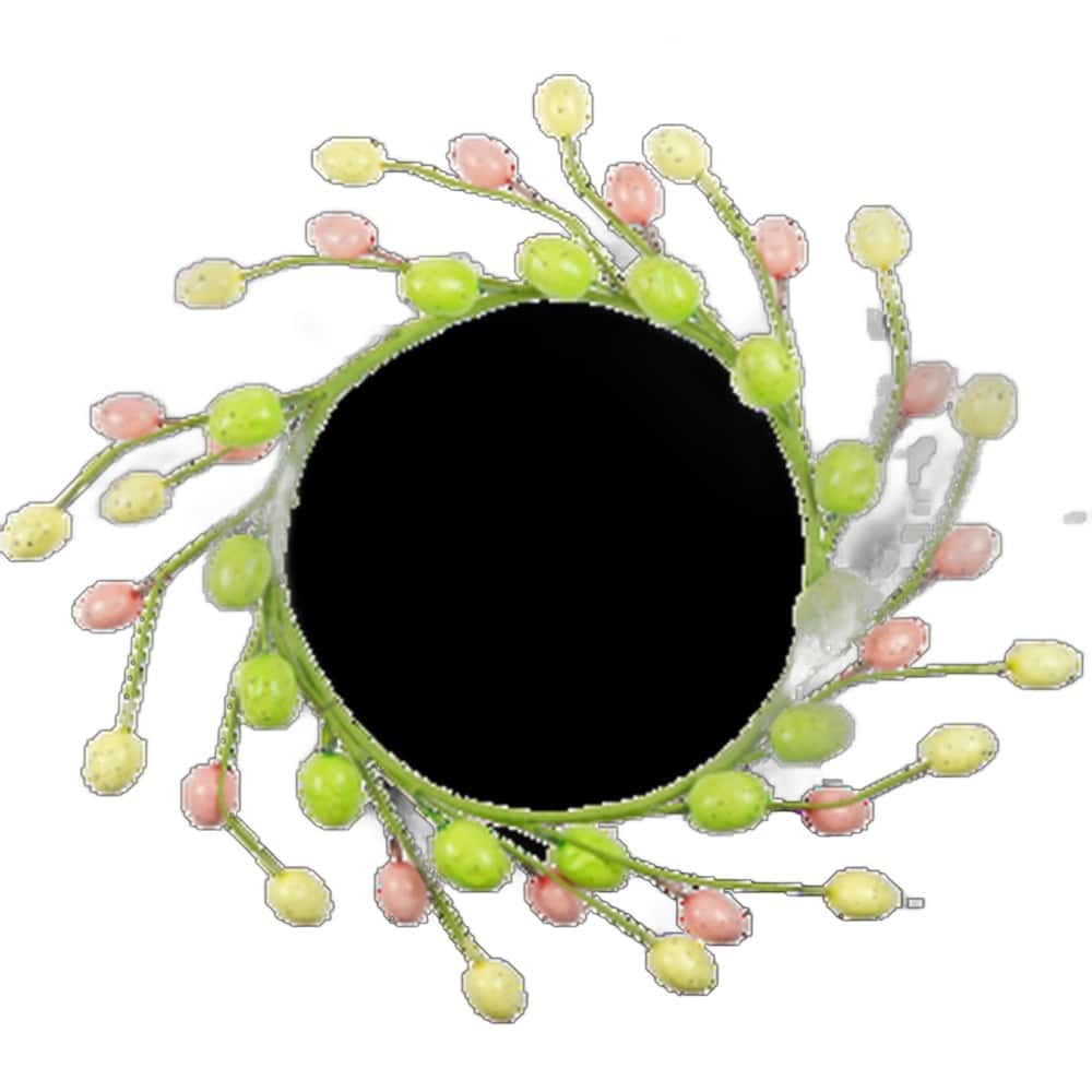 Easter wreath with Easter eggs - spring decoration 33 cm