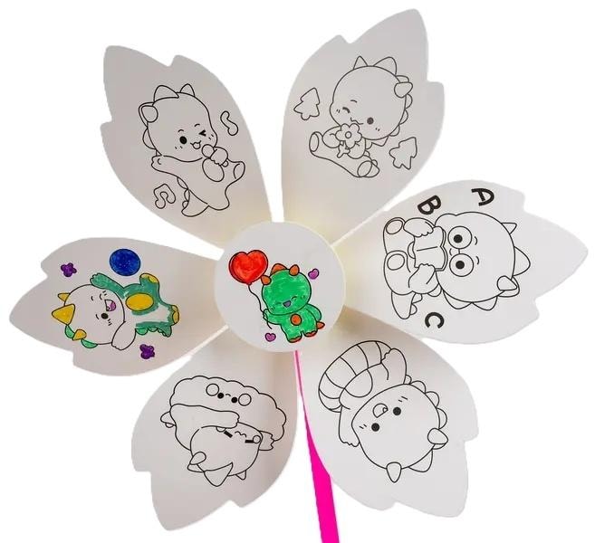 Fandy Tinting Windmill for Coloring Dino - creative fun