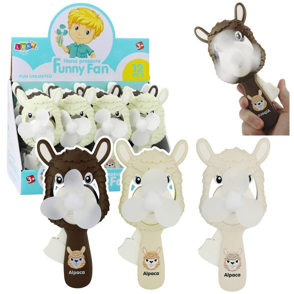 Alpaca Hand Fan - MIX Colors for Kids