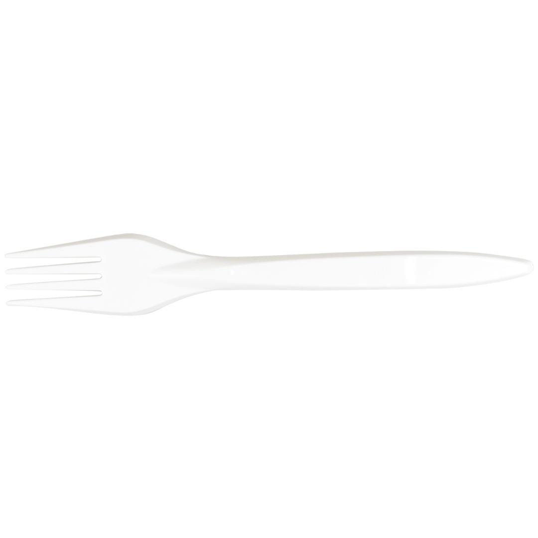 Reusable forks white - ideal for picnic and barbecue