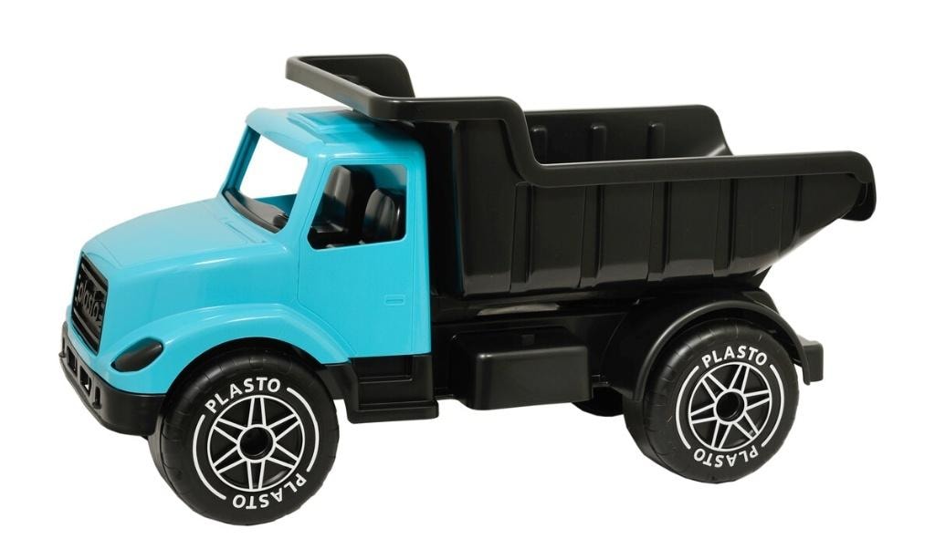 Plasto Large tipper truck with quiet wheels 60cm turquoise