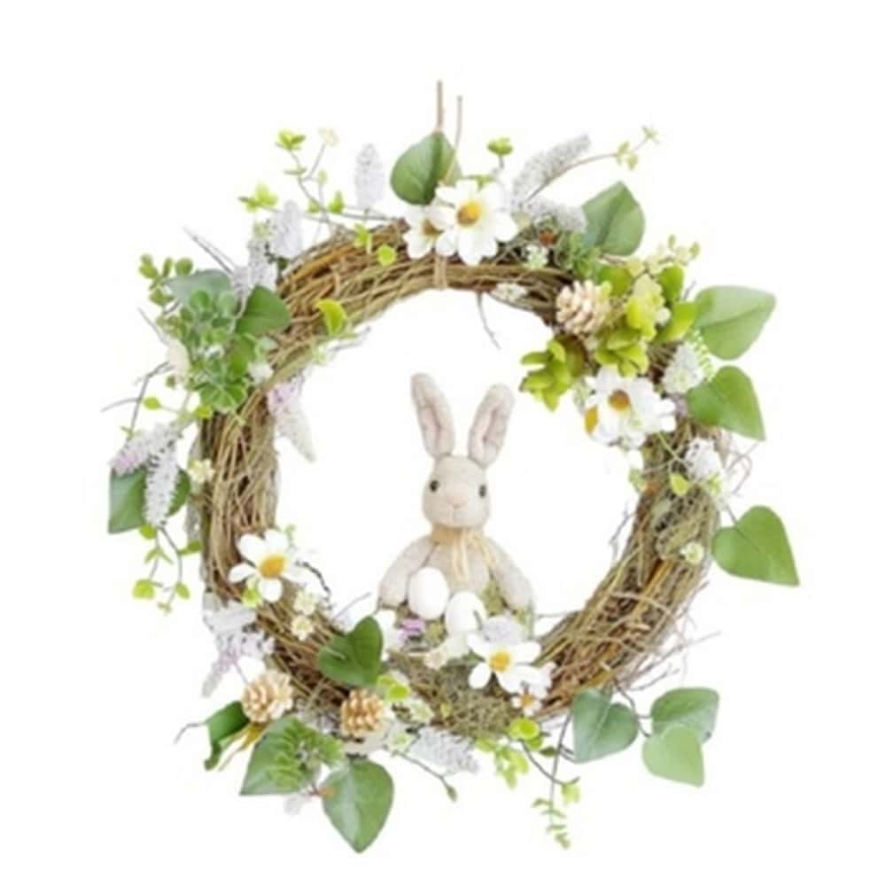 Easter Wreath with Bunny - Charming Easter Decoration