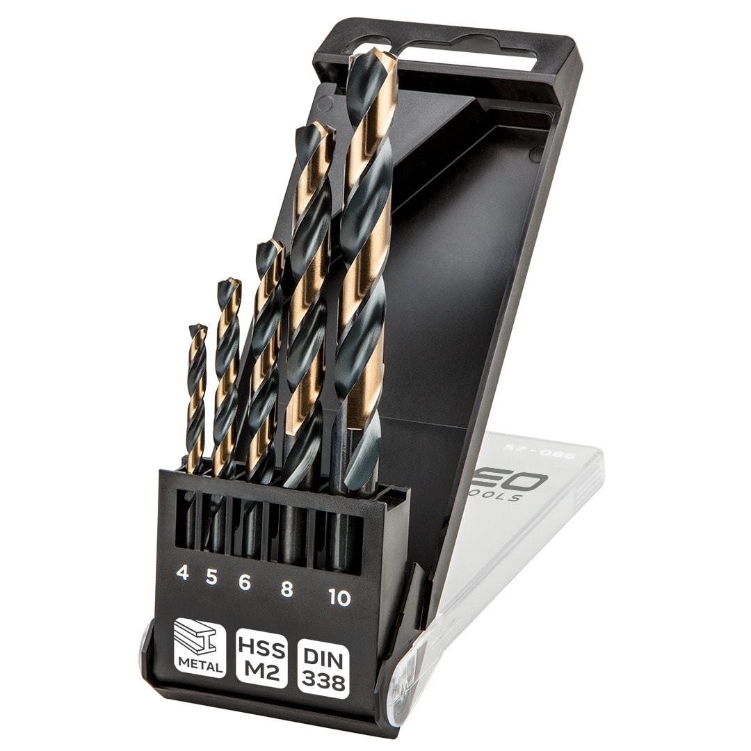 NEO TOOLS HSS-CNC Metal Drill Bits Pro-Tec - 5 pcs set