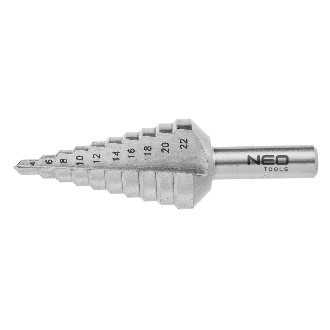 NEO TOOLS HSS Step drill bit 4-22 mm - universal tool for your workshop