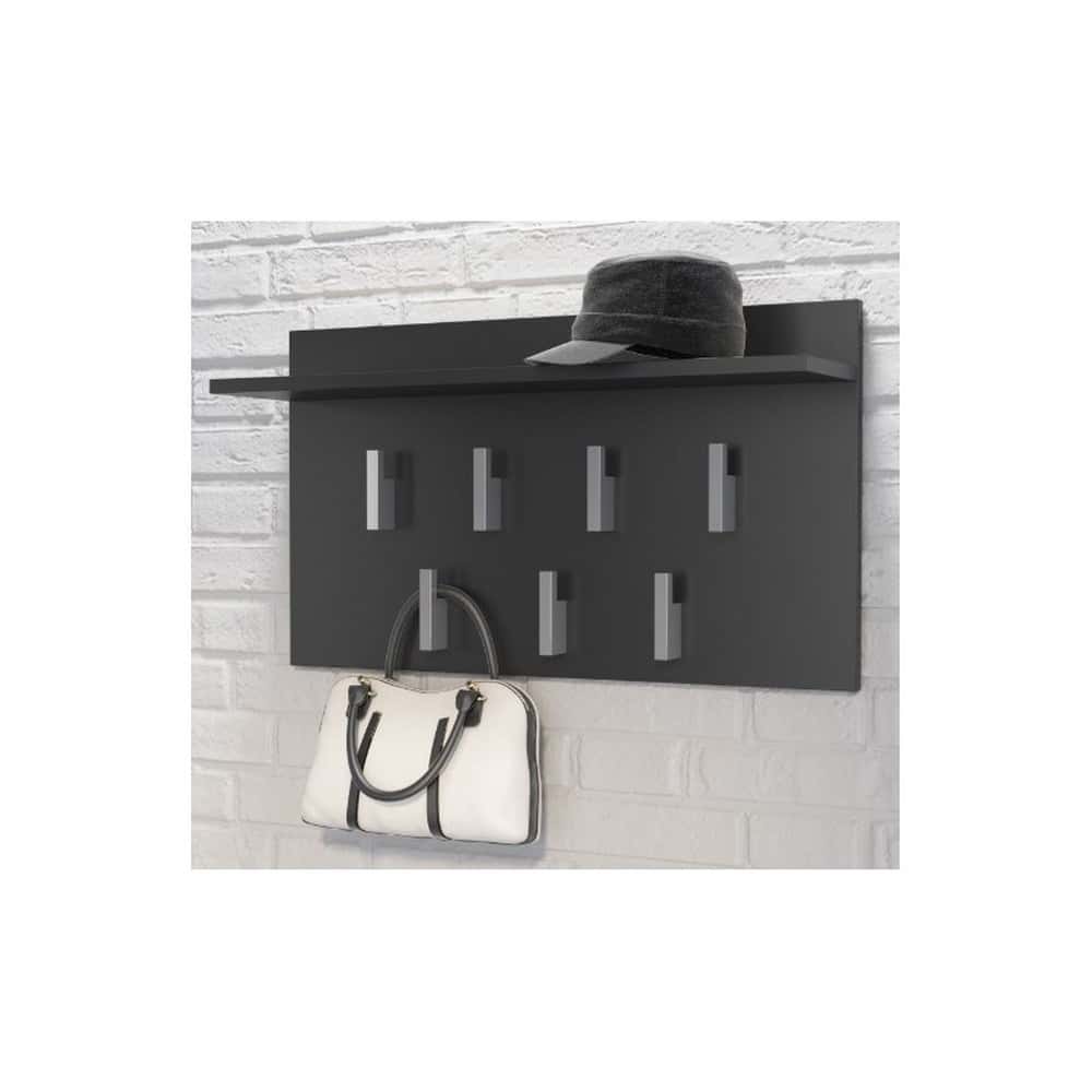 Clothes Rack 2F Black Matte - double-arm clothes rack