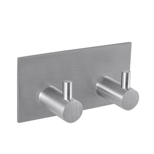 Wall-mounted double steel hanger - ideal for the hallway