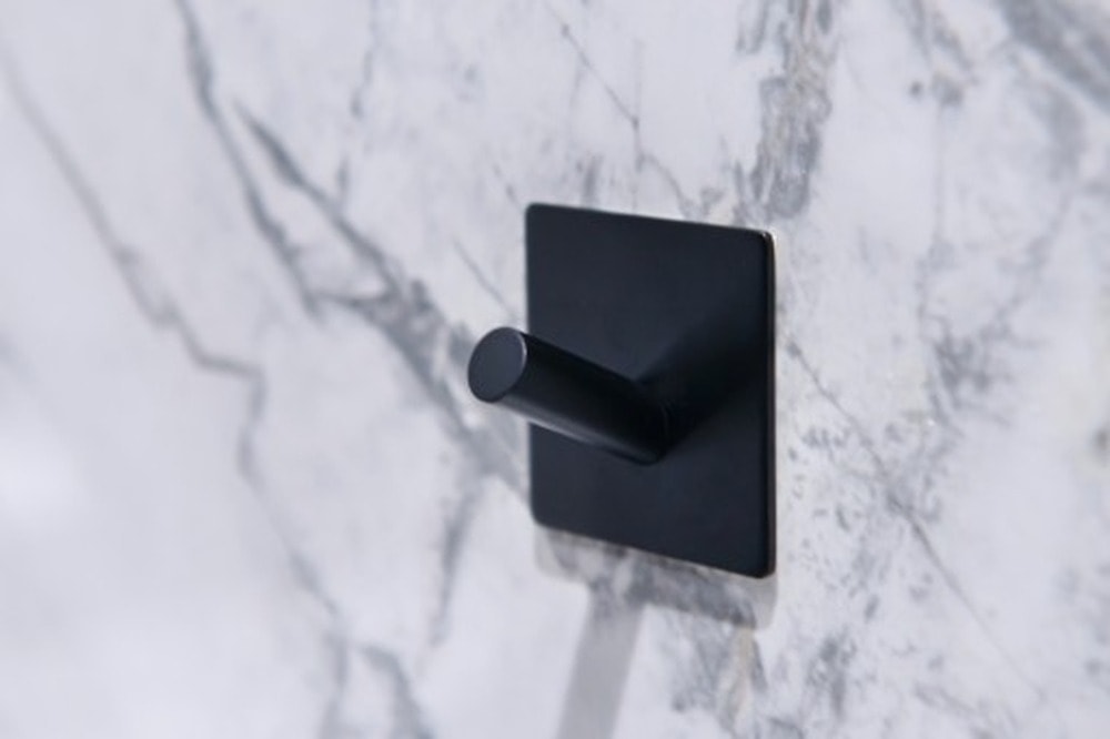 Single wall hook black - ideal for any interior