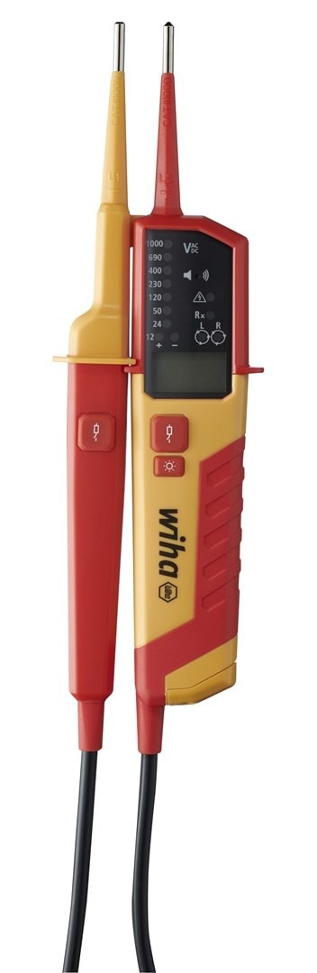 Wiha 45217 - Voltage Tester Red Yellow - a reliable helper for every electrician