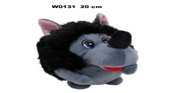 Wolf sphere decoration 20 cm - ornament with character