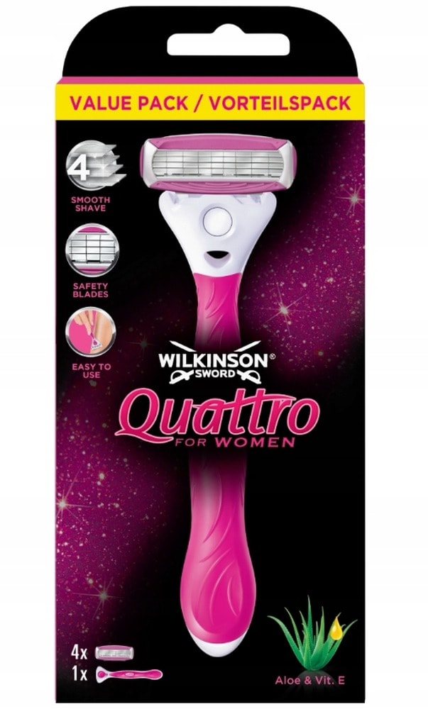 Wilkinson Quattro for Women Beauty Sensitive - 12 razors for sensitive skin