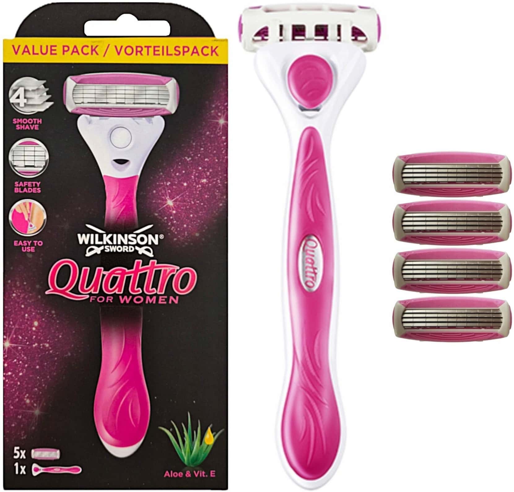 Wilkinson Quattro for Women - razor for smooth skin