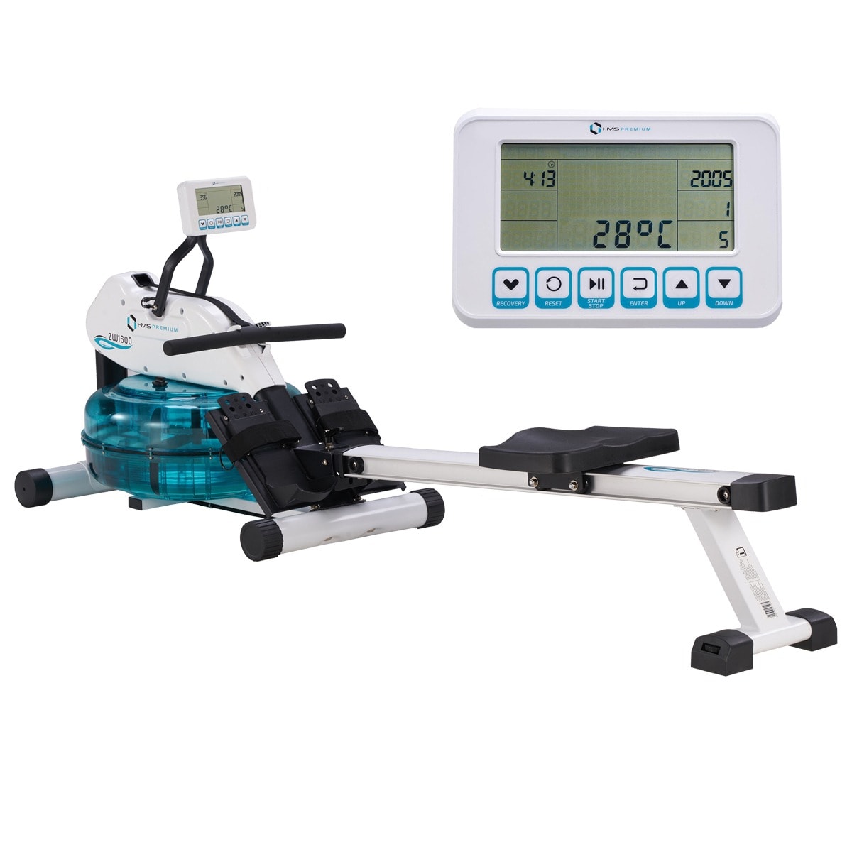 HMS ZW1600 Water Rowing Machine - ideal for full body workout at home