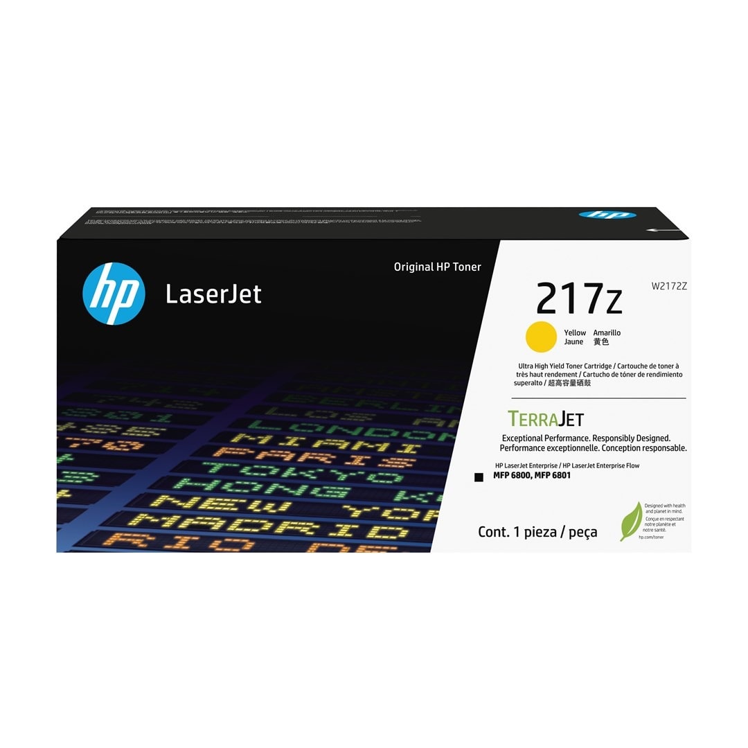 HP Ink Cartridge No. 217Z Yellow - Perfect for everyday prints