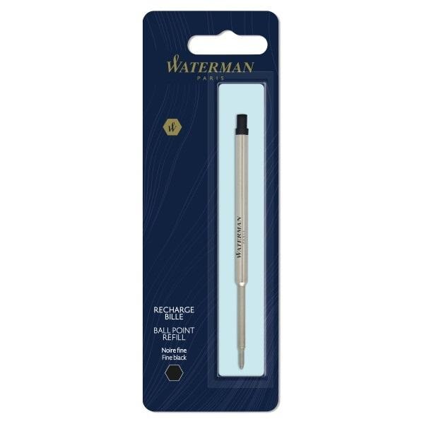 Waterman Ballpoint Pen Refill Black F - reliable and elegant