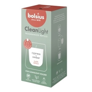 Bolsius Scented Wax Melt Cypress & Amber - Create a special atmosphere in your home