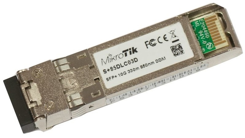 Mikrotik SFP+ Fiber Optic Transceiver 1G / 10G Dual LC UPC MM 300m