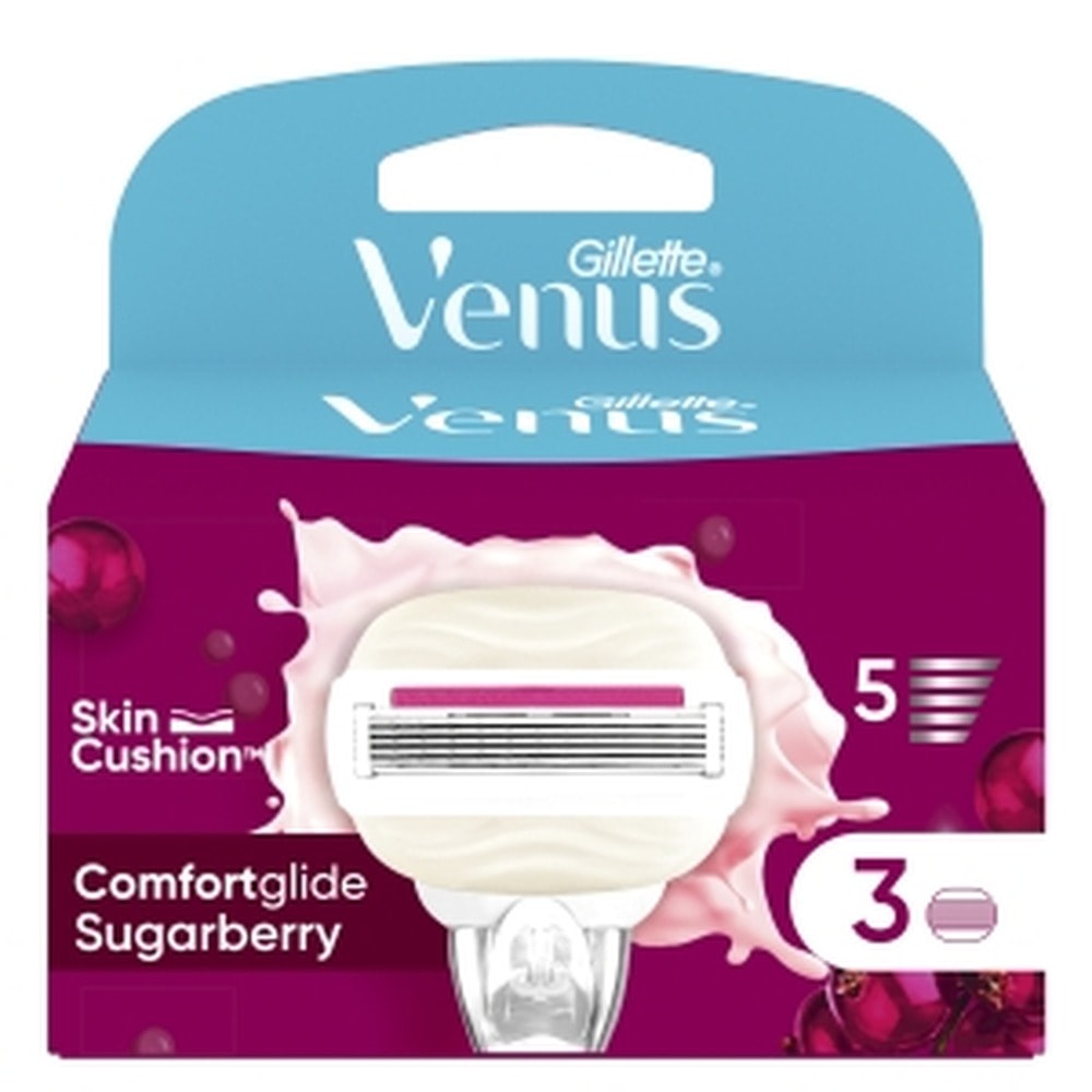 Gillette Venus5 Sugarberry - Razor Blades 3 pieces for smooth skin