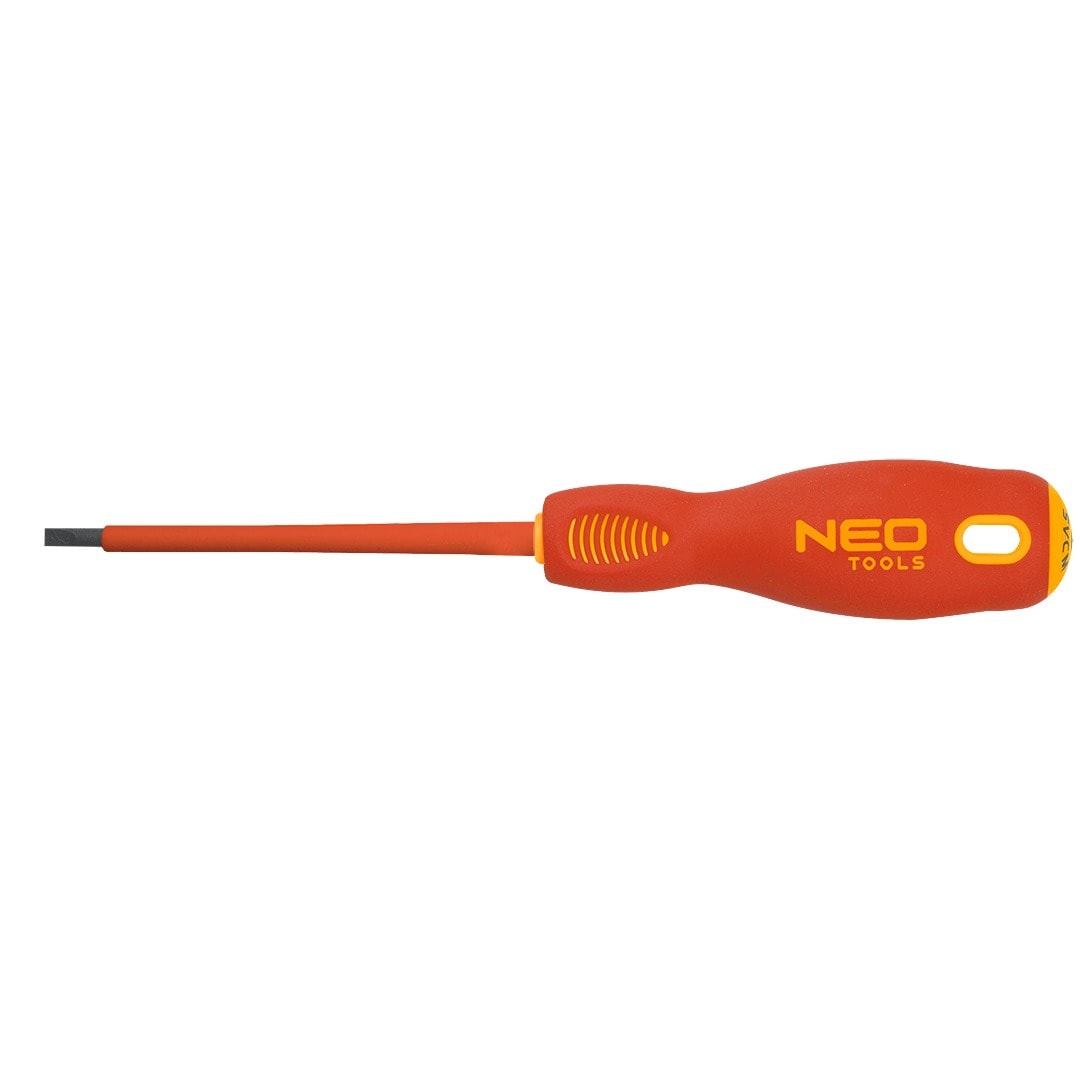NEO Slotted screwdriver 1000V, 6.5 x 150 mm, S2 - safety and precision