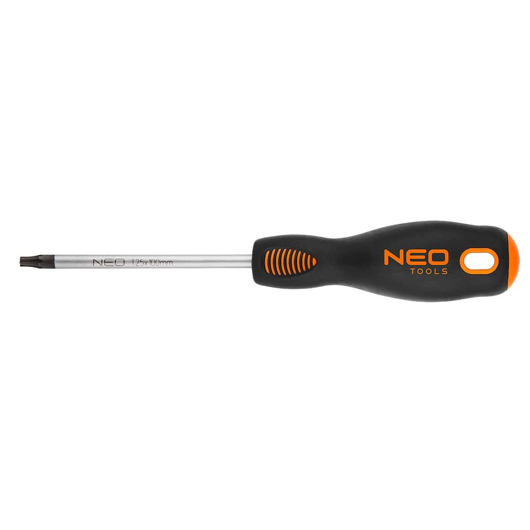 NEO Torx Screwdriver T25 x 100 mm, S2 - reliable tool