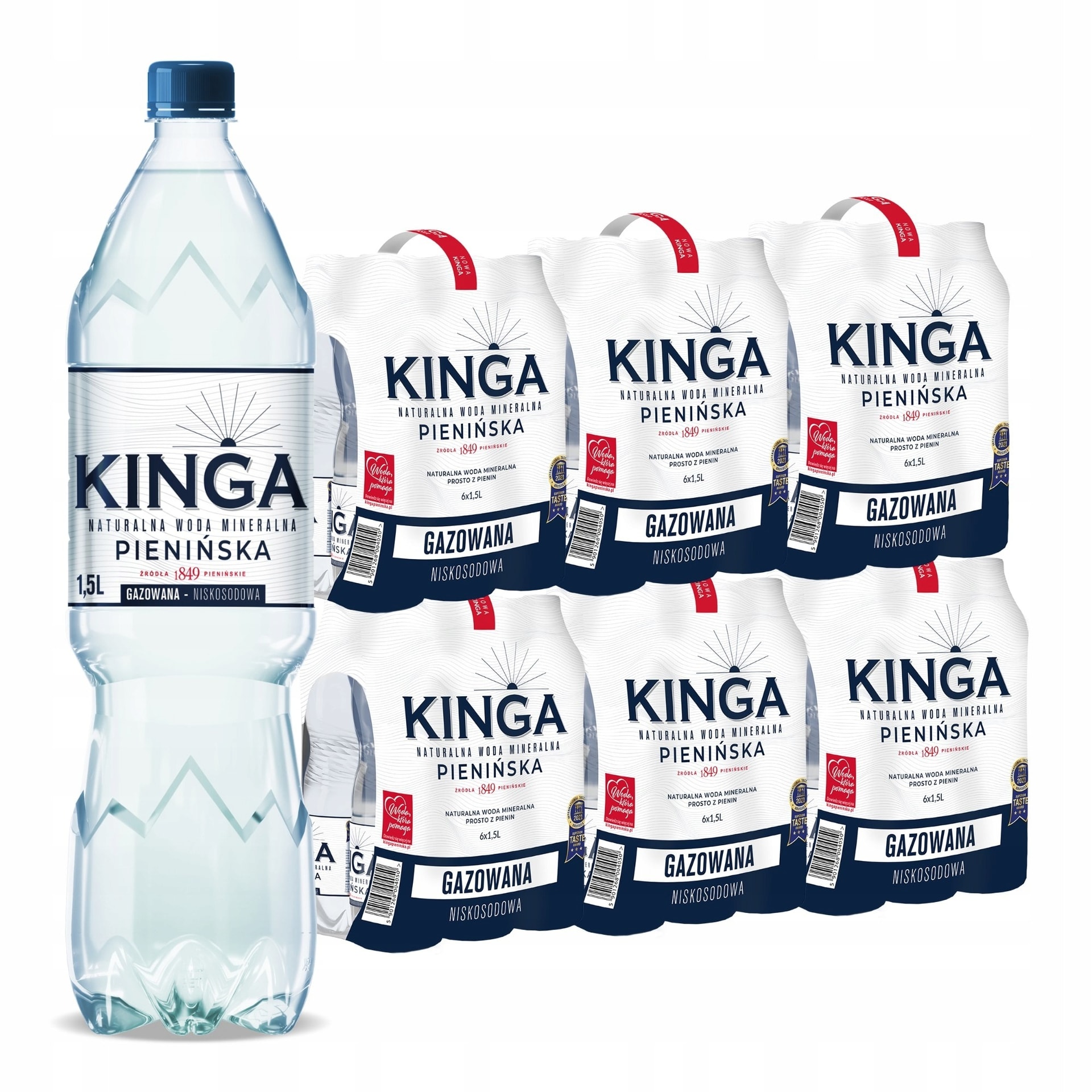 Kinga Pienińska Sparkling Water - Refreshment from the Pieniny Mountains