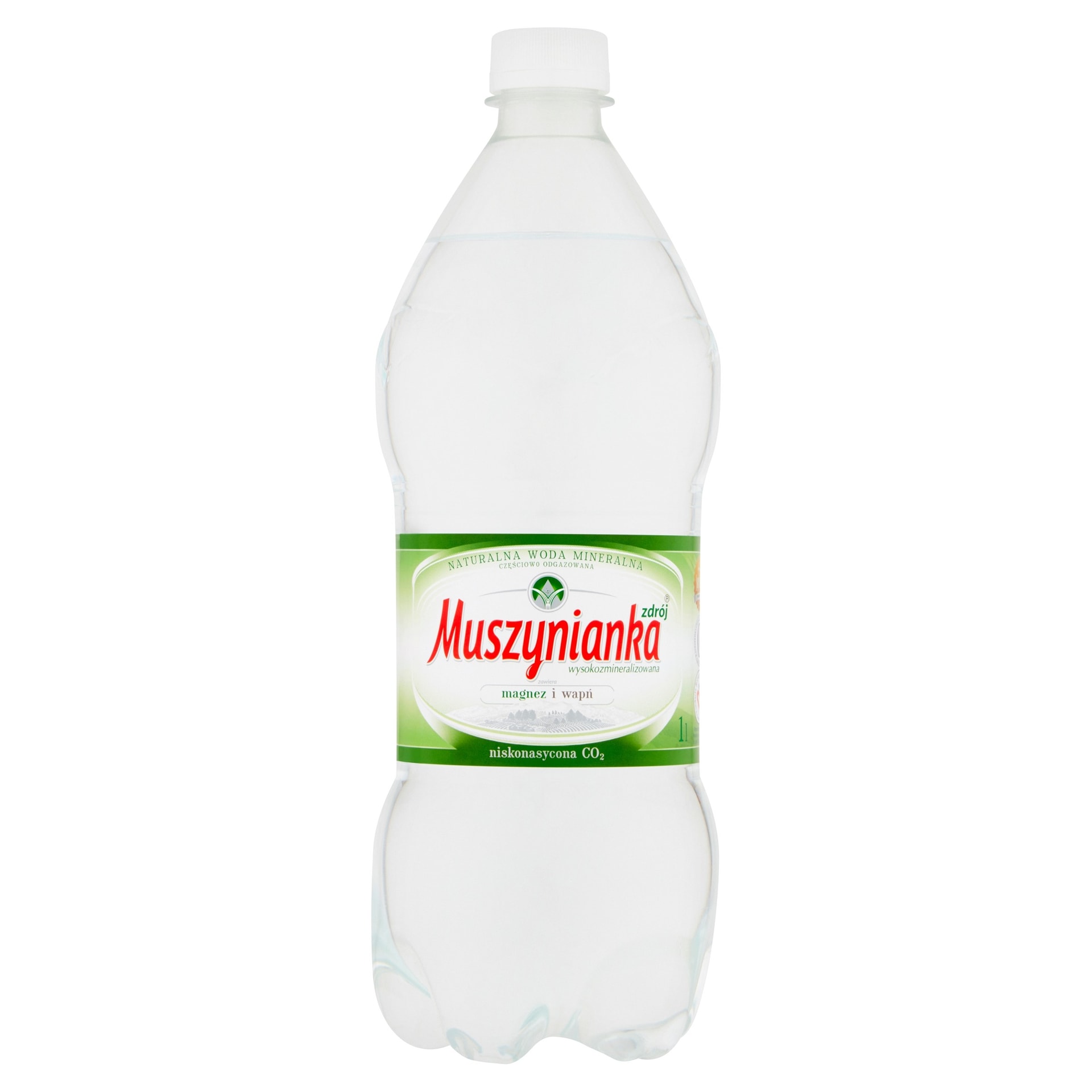 Muszynianka Lightly Sparkling Mineral Water 1L - Daily refreshment