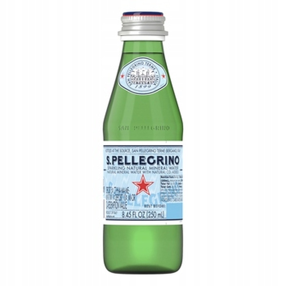 S.Pellegrino Sparkling Mineral Water 250 ml - perfect with a meal