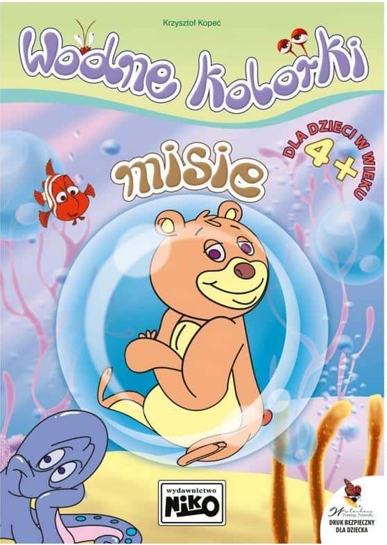 Niko Water Colors Bears - Educational coloring book for children