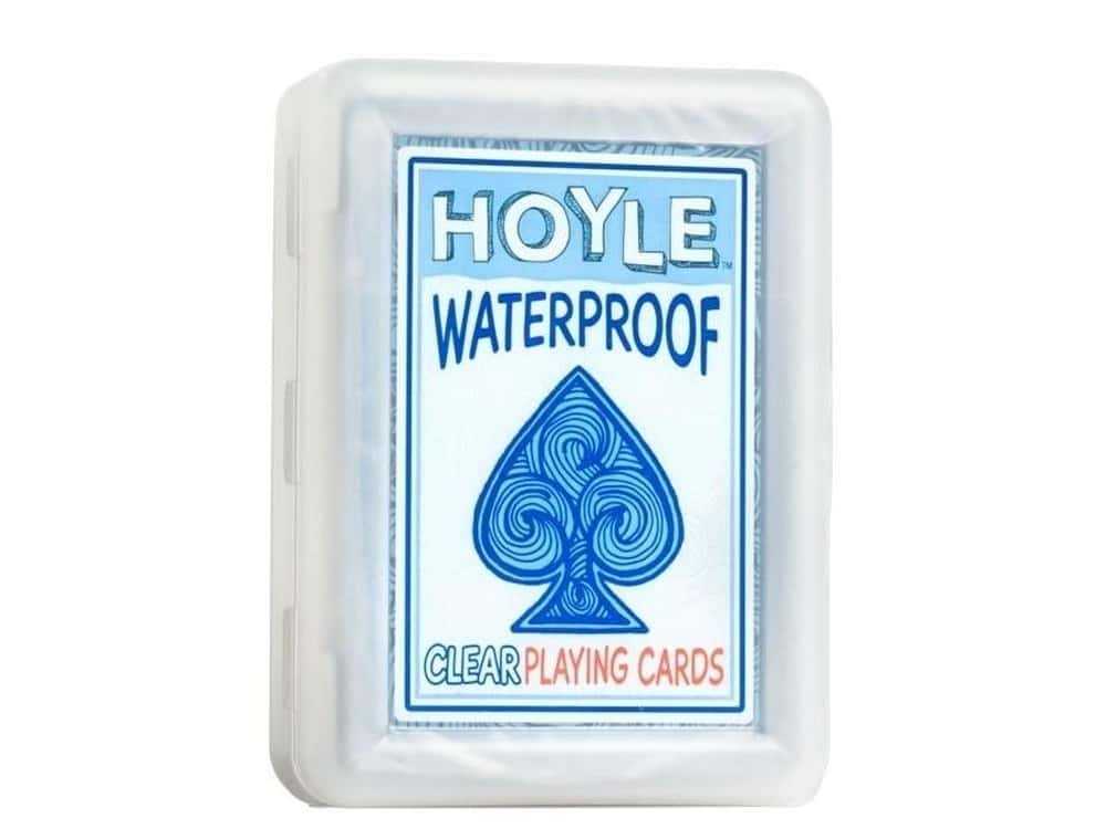 Hoyle Clear Waterproof Bicycle - Waterproof playing cards perfect for the beach