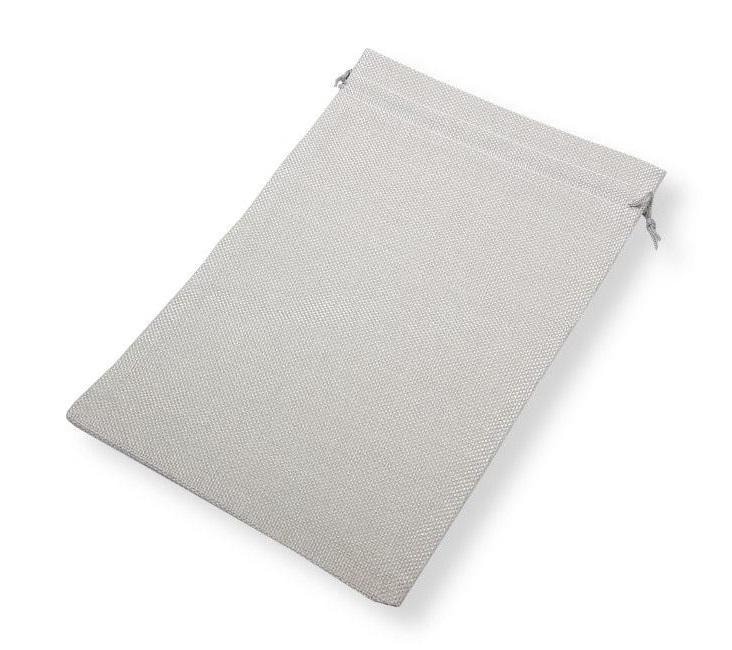 Jute bag grey 30x20 cm - ideal for storing small items