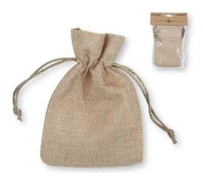 Penword Natural jute bags 7x10 cm - ideal for small gifts