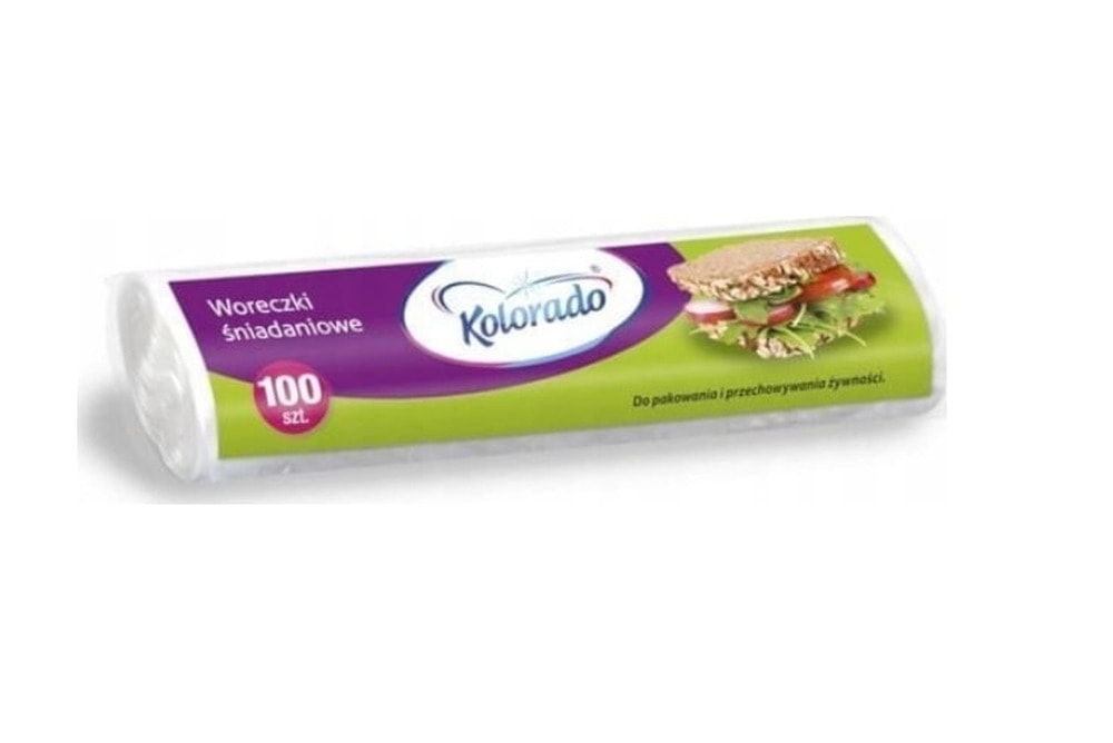 Kolorado - Sandwich Bags 100 pieces - perfect for school and work