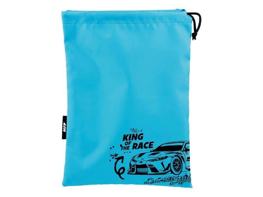 Shoe bag 27x36cm blue - ideal for kindergarten