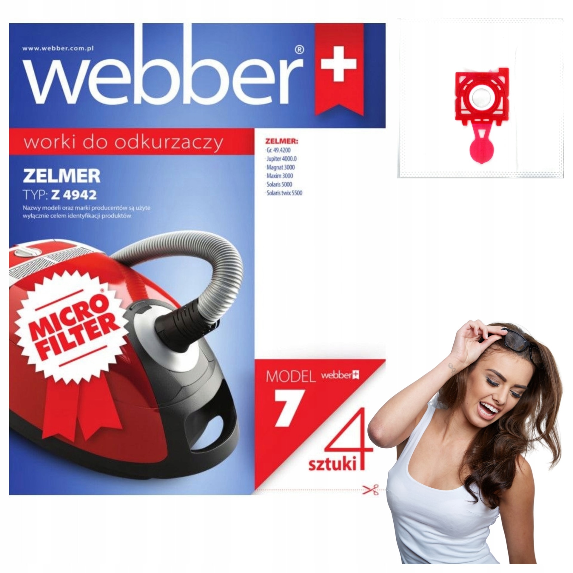 Webber Micro Model 7 - reliable vacuum cleaner bags