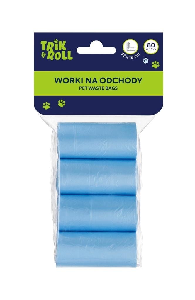 Trik&Roll Dog Waste Bags - 80 pieces for every owner