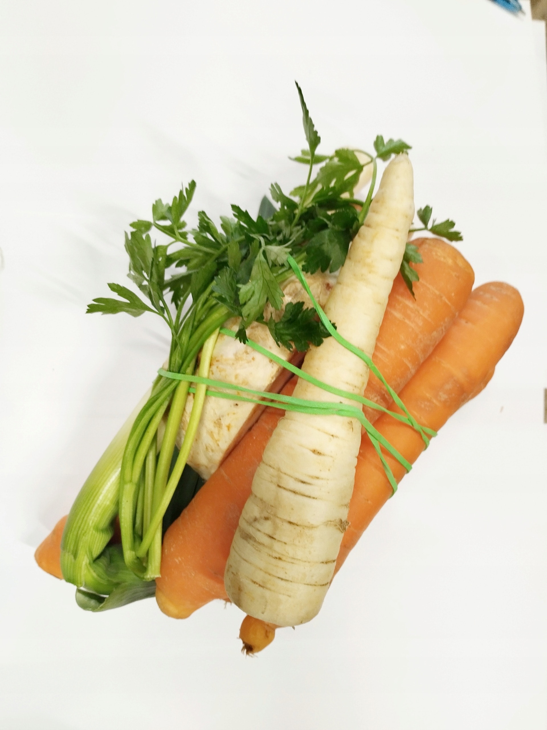 Fresh Polish soup vegetables on trays 400g