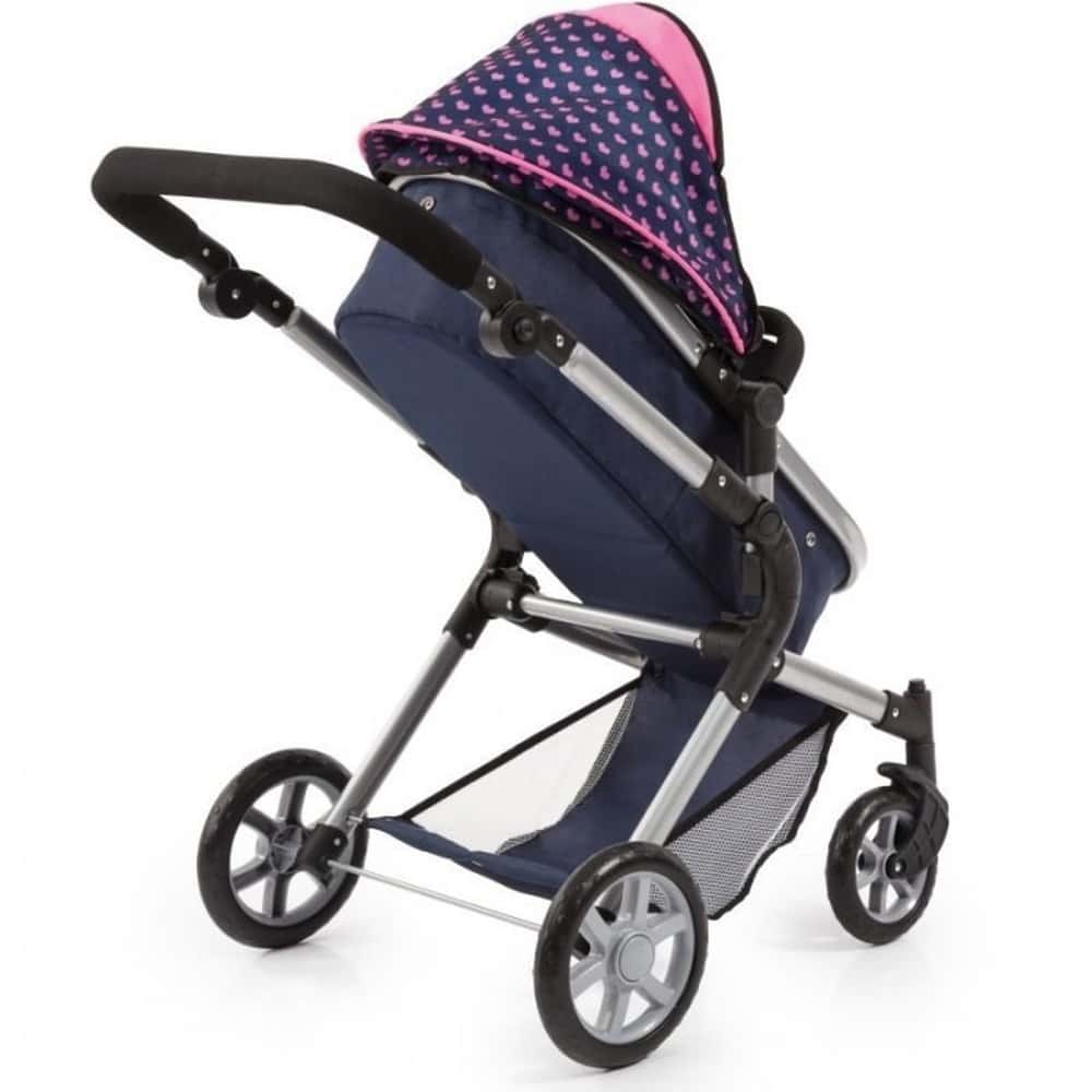 BAYER Design City Neo Doll Pram - Deep blue, ideal for little caregivers