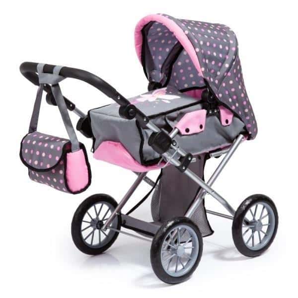Bayer Design City Star - Doll pram with bag and basket
