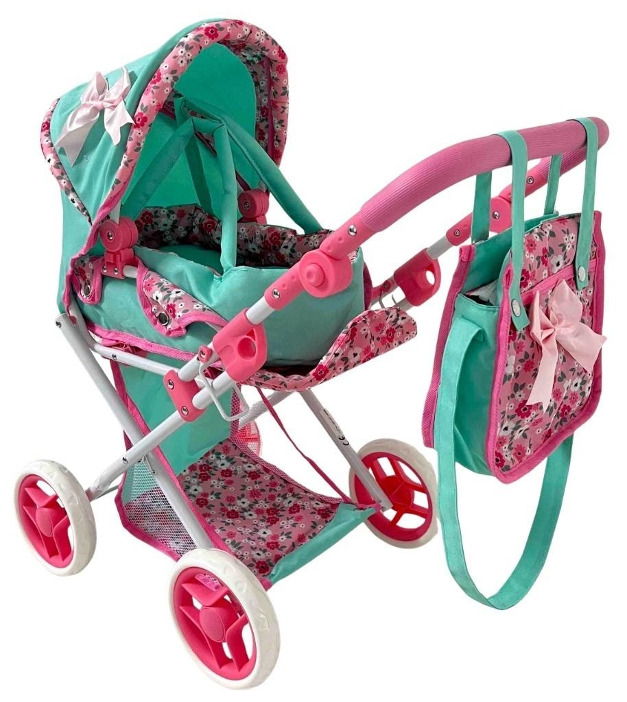 MarioToys Deep doll stroller with bag - perfect gift for a little caregiver
