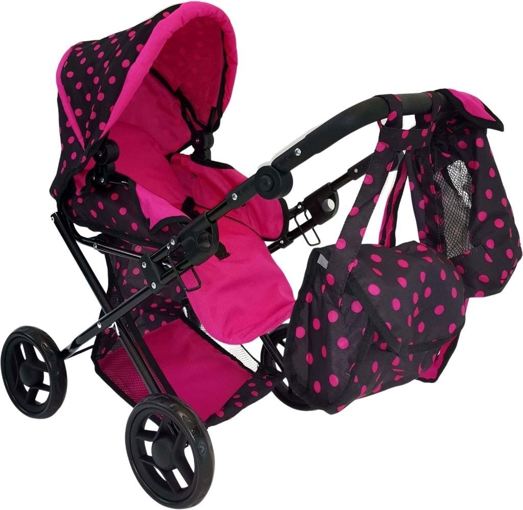 MarioToys Deep doll stroller with bag - perfect gift for little caregivers