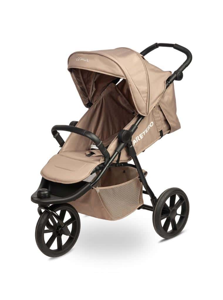 Caretero Lima - Sand Three-Wheel Stroller for Active Parents