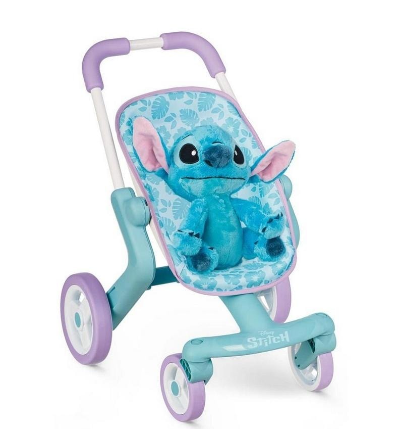 Smoby Stitch - Doll stroller with plush toy - perfect gift