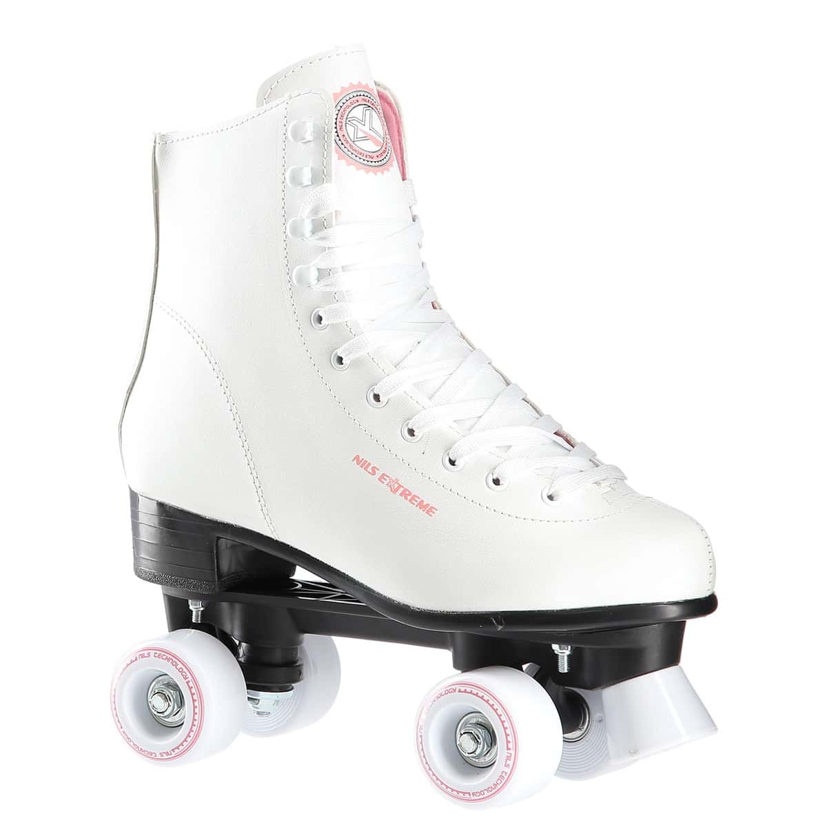 Nils Extreme NQ8400S white roller skates - size 40 for comfort and safety