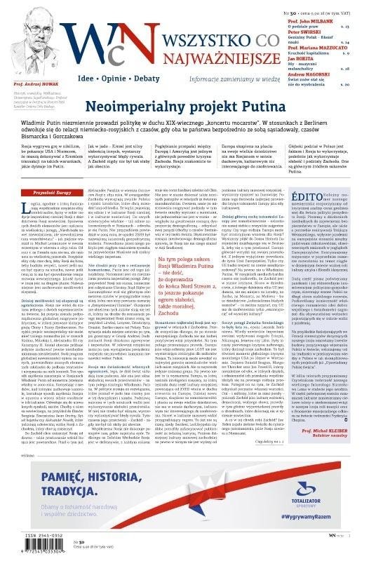 Everything That Matters No. 67 - journal of ideas and opinions edited by Michał Kleiber