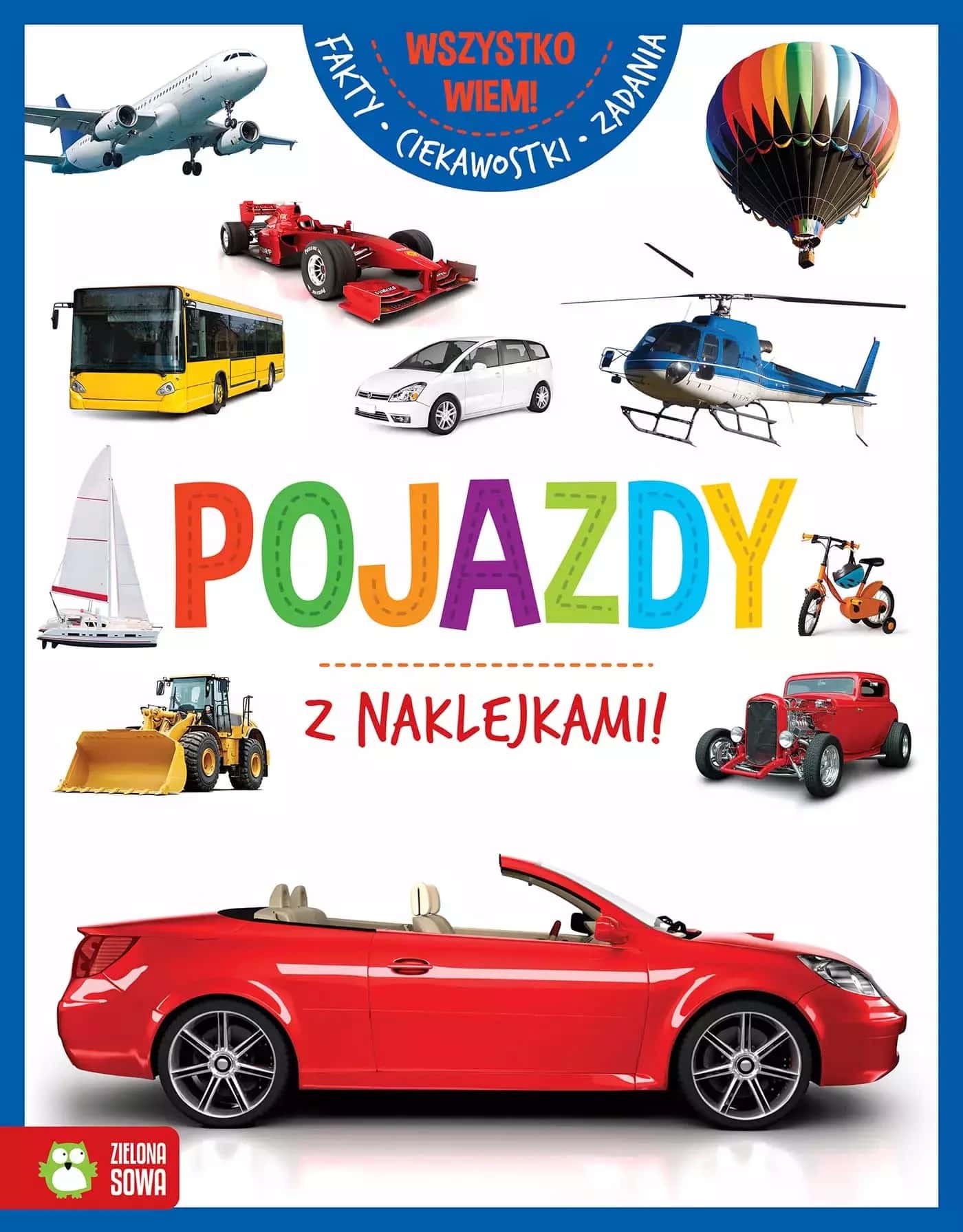 Zielona Sowa Vehicles - educational book for children