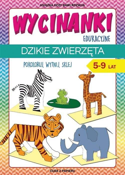 LITERAT Educational cutouts Wild animals - creative fun for kids
