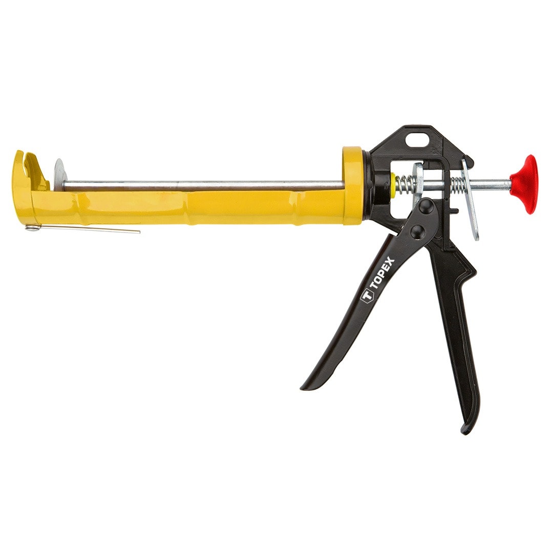 TOPEX Cartridge gun for silicone steel-aluminum - reliable tool for everyone